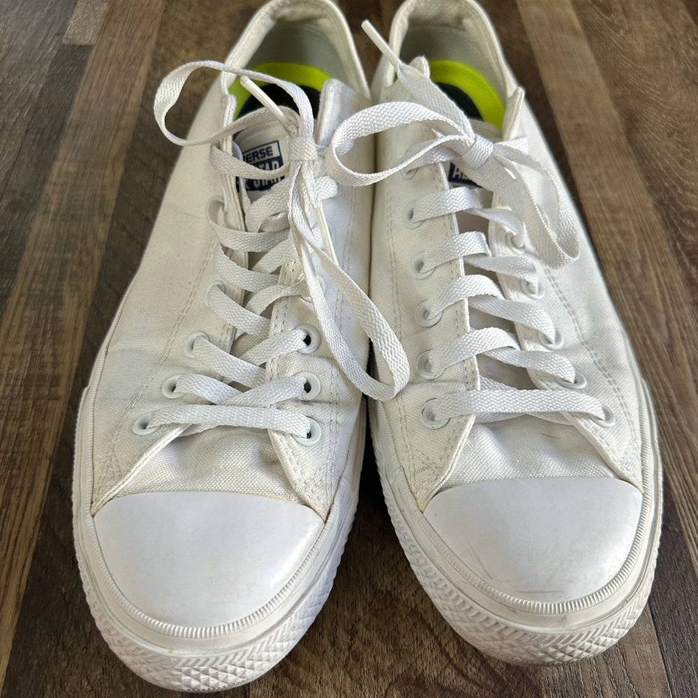 Converse All Star White Canvas Sneakers